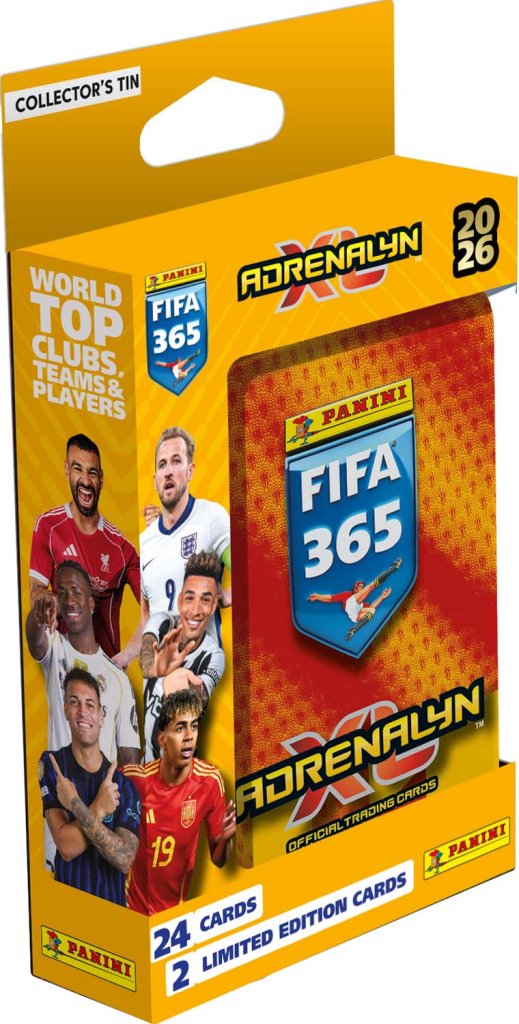 fifa 365 limited edition cards Panini 2026 Adrenalyn XL Trading Fat Pack Box Panini FIFA 365 Adrenalyn XL