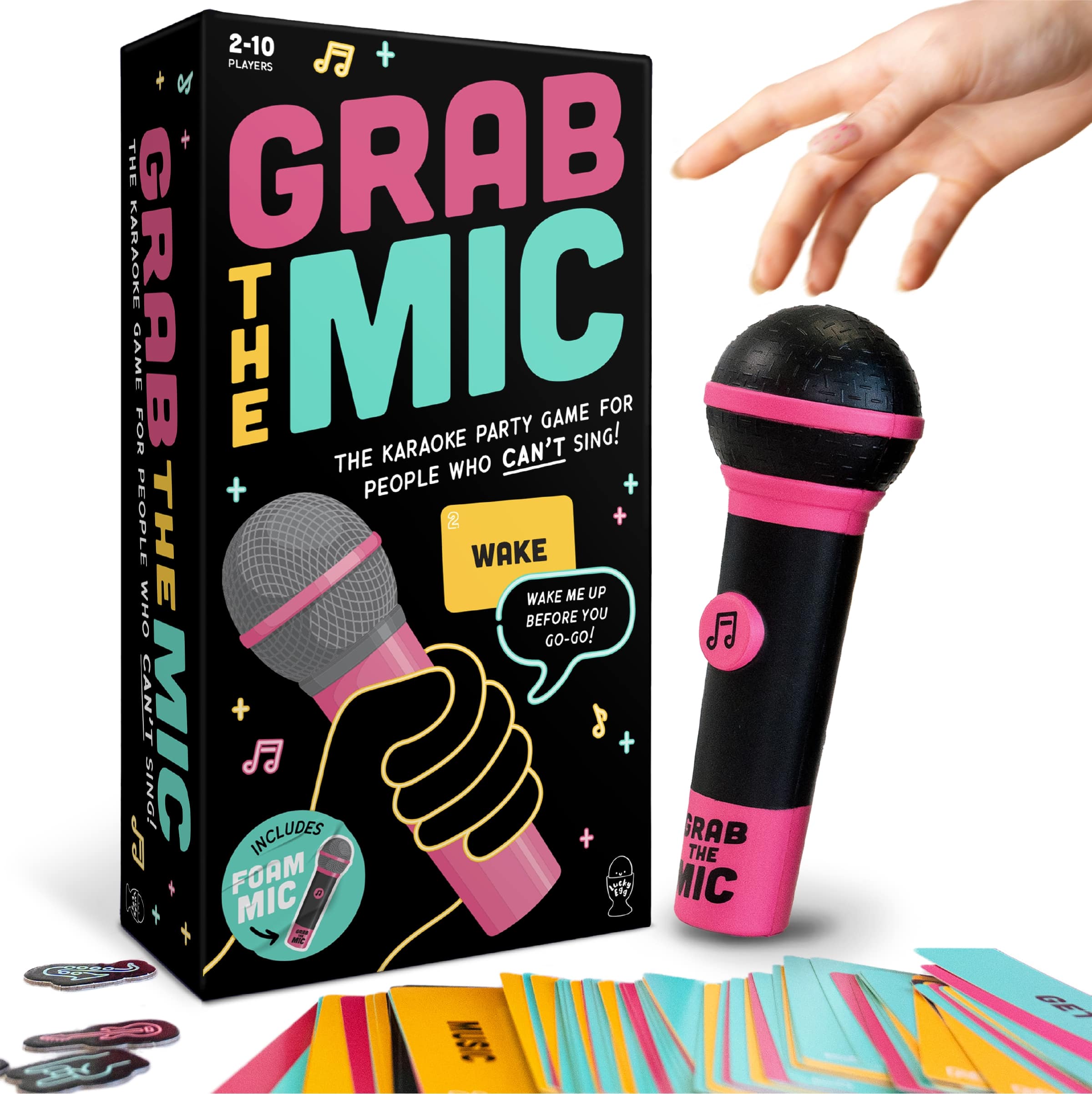 Players enjoying Grab The Mic music game
