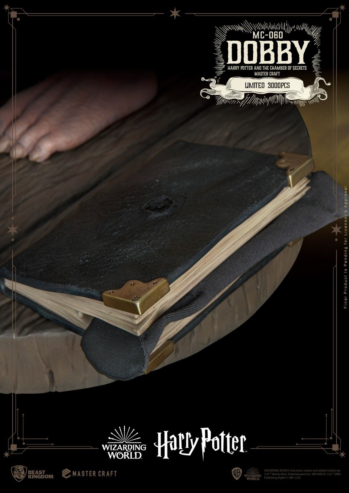 Harry Potter and the Chamber of Secrets Master Craft Dobby Limited Edition NEW