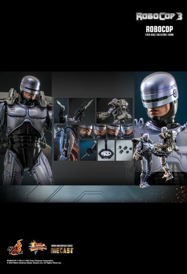 Robocop 3 - Robocop Diecast 1:6 Scale Action Figure Limited Stock!