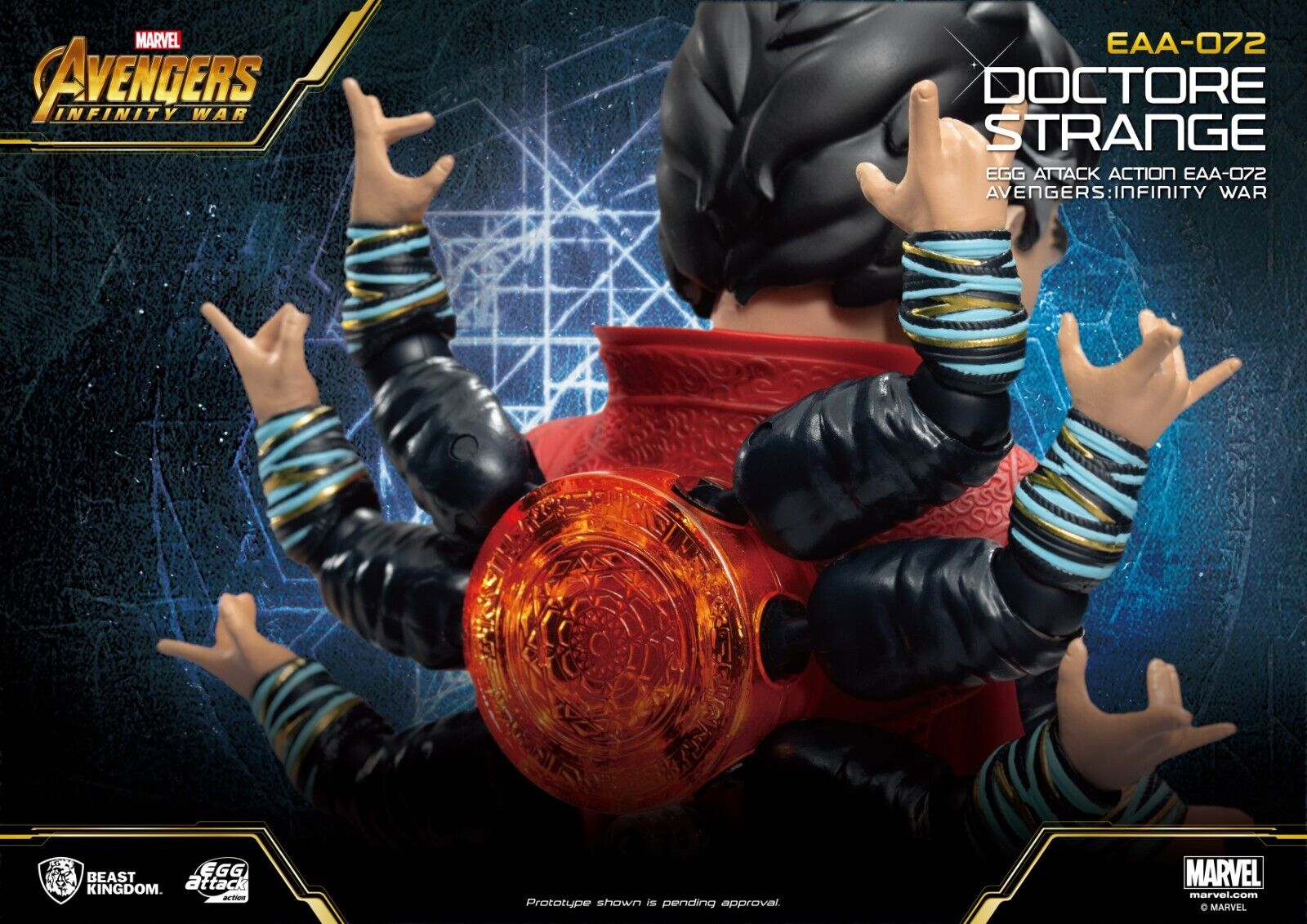 Beast Kingdom Egg Attack Action Avengers Infinity War Doctor Stran - NEW