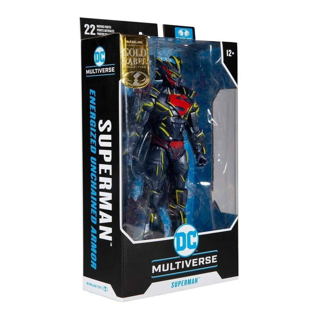 DC Multiverse McFarlane Toys 7" Figure - Superman Energized Unchained Armor Gold