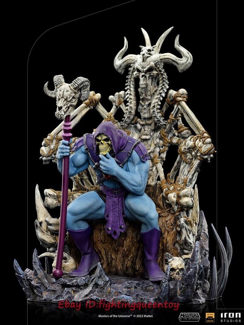 Skeletor on Throne Deluxe – Masters of the Universe IRON STUDIOS 1/10