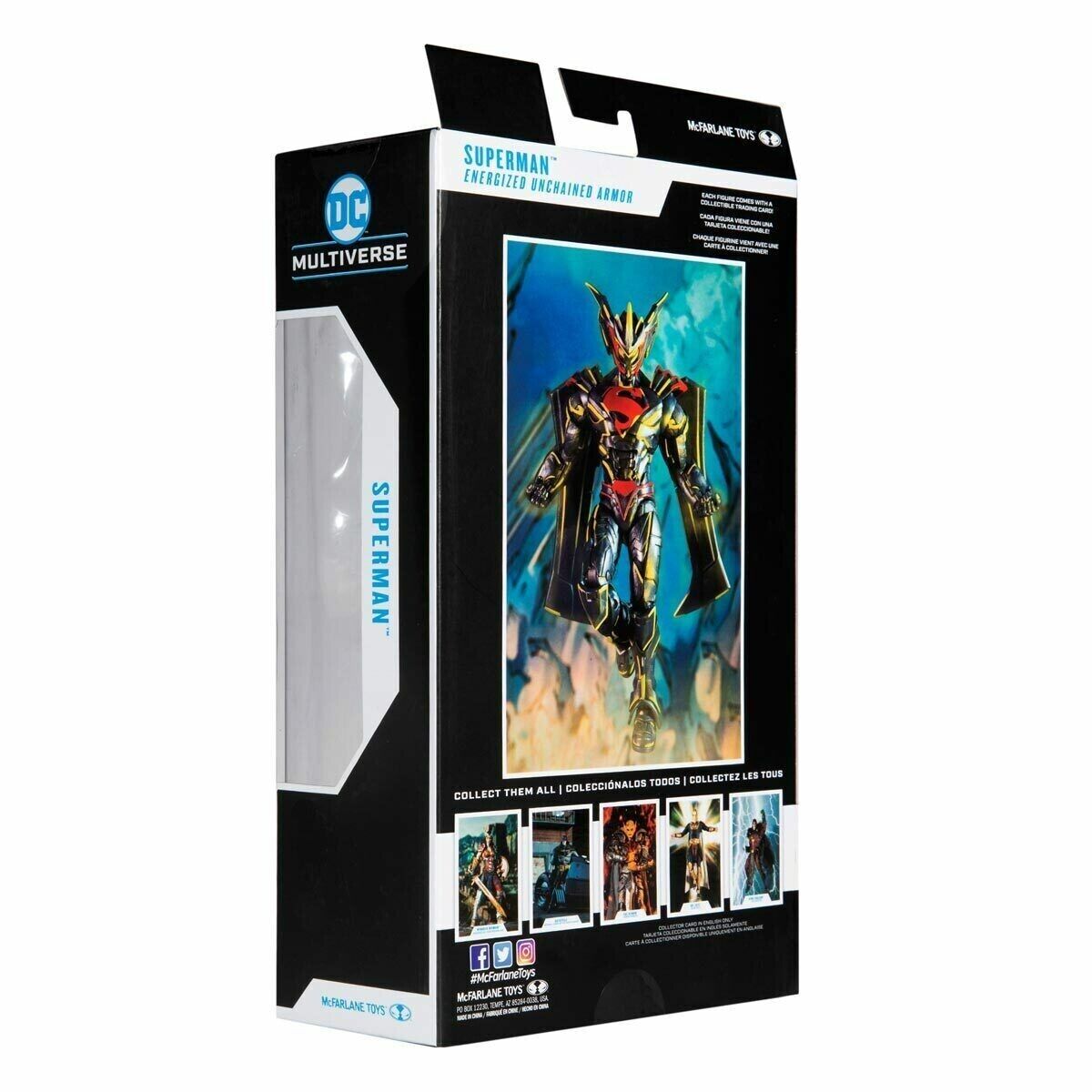 DC Multiverse McFarlane Toys 7" Figure - Superman Energized Unchained Armor Gold