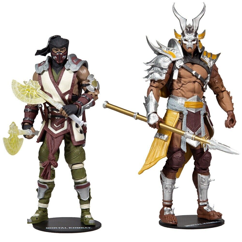 McFarlane Toys Mortal Kombat Sub-Zero VS Shao Khan 7 inch Figure 2 Pack