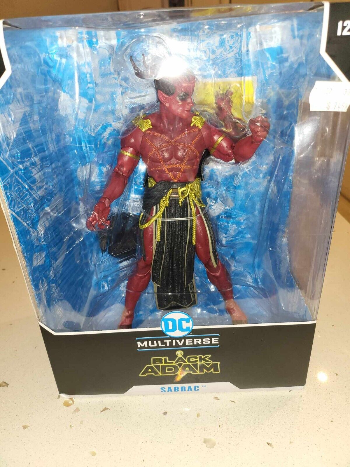 DC Multiverse Black Adam Sabbac Toys. 10" New Sealed