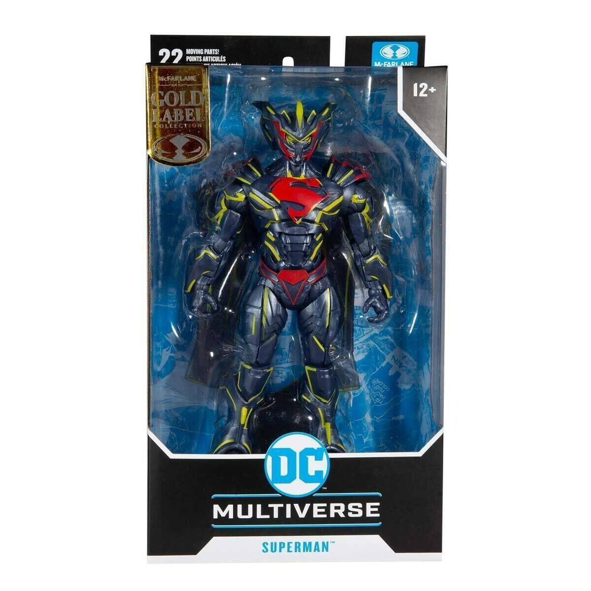 DC Multiverse McFarlane Toys 7" Figure - Superman Energized Unchained Armor Gold