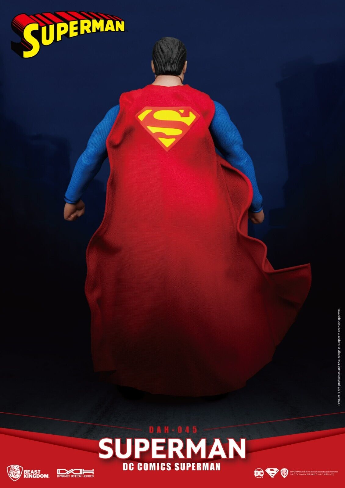 Beast Kingdom Dynamic Action Heroes DC Comics Superman NEW -