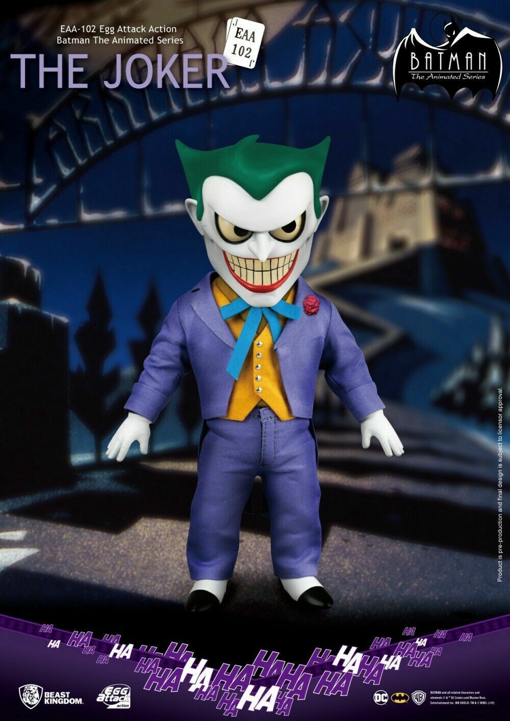 Batman the Animated Series: The Joker Egg Attack Action Figure - Beast Kingdom