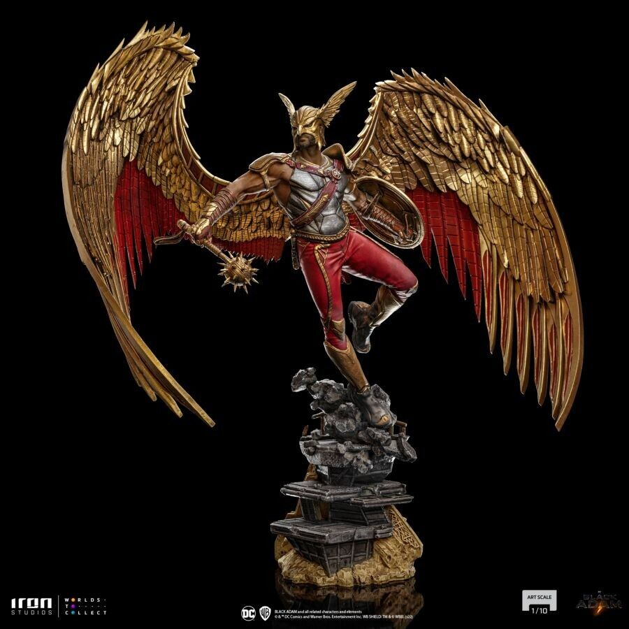 Black Adam - Hawkman 1:10 Scale Statue - NEW Limited Stock Out Now