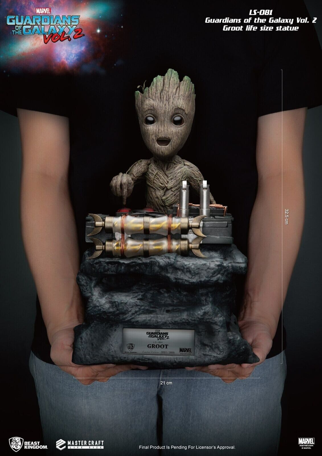 Beast Kingdom Life Size Guardians of the Galaxy Vol 2 Groot Statue - Limited Edi
