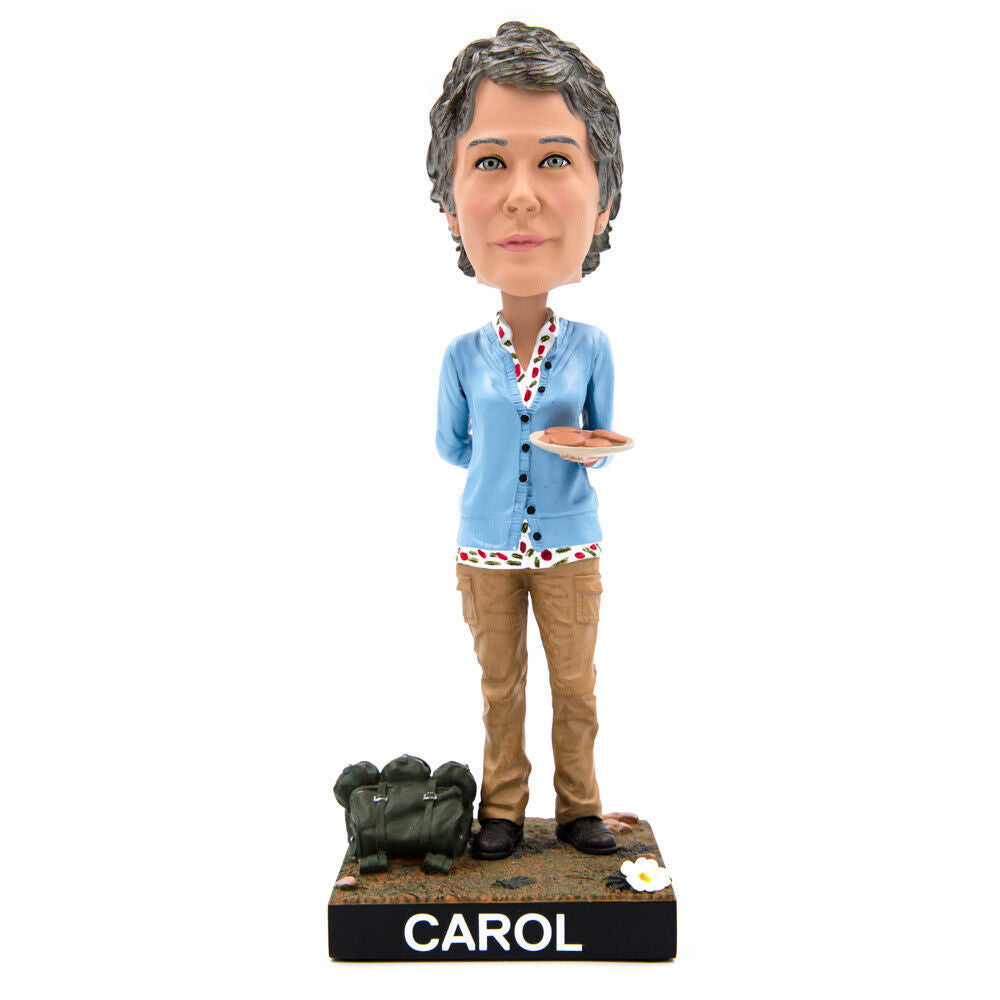 ROYAL BOBBLES WALKING DEAD CAROL PELETIER 8" BOBBLE HEAD FIGURE BRAND NEW IN BOX