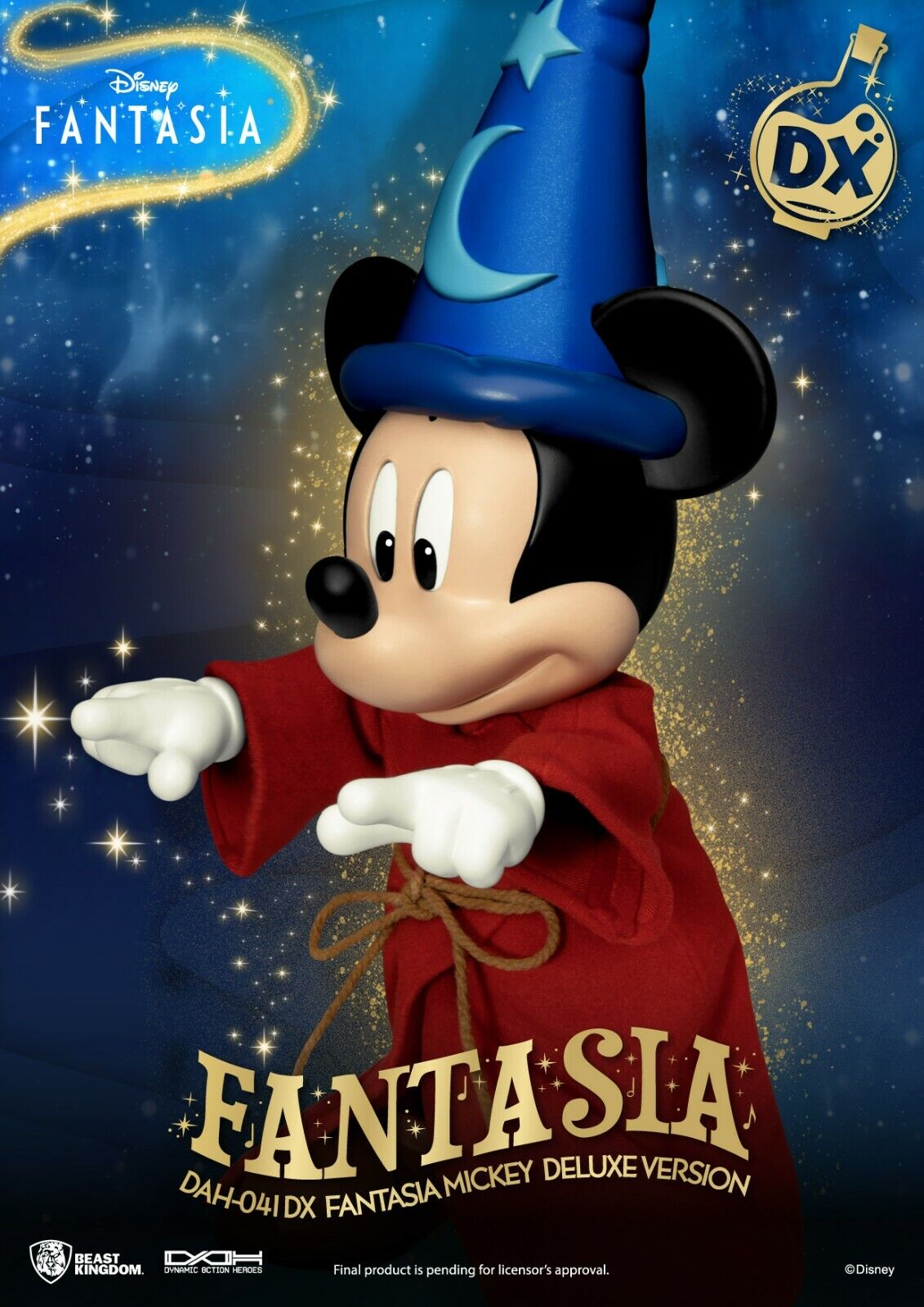 Dynamic Action Heroes Figure - Mickey Mouse Fantasia Deluxe Version - Beast King