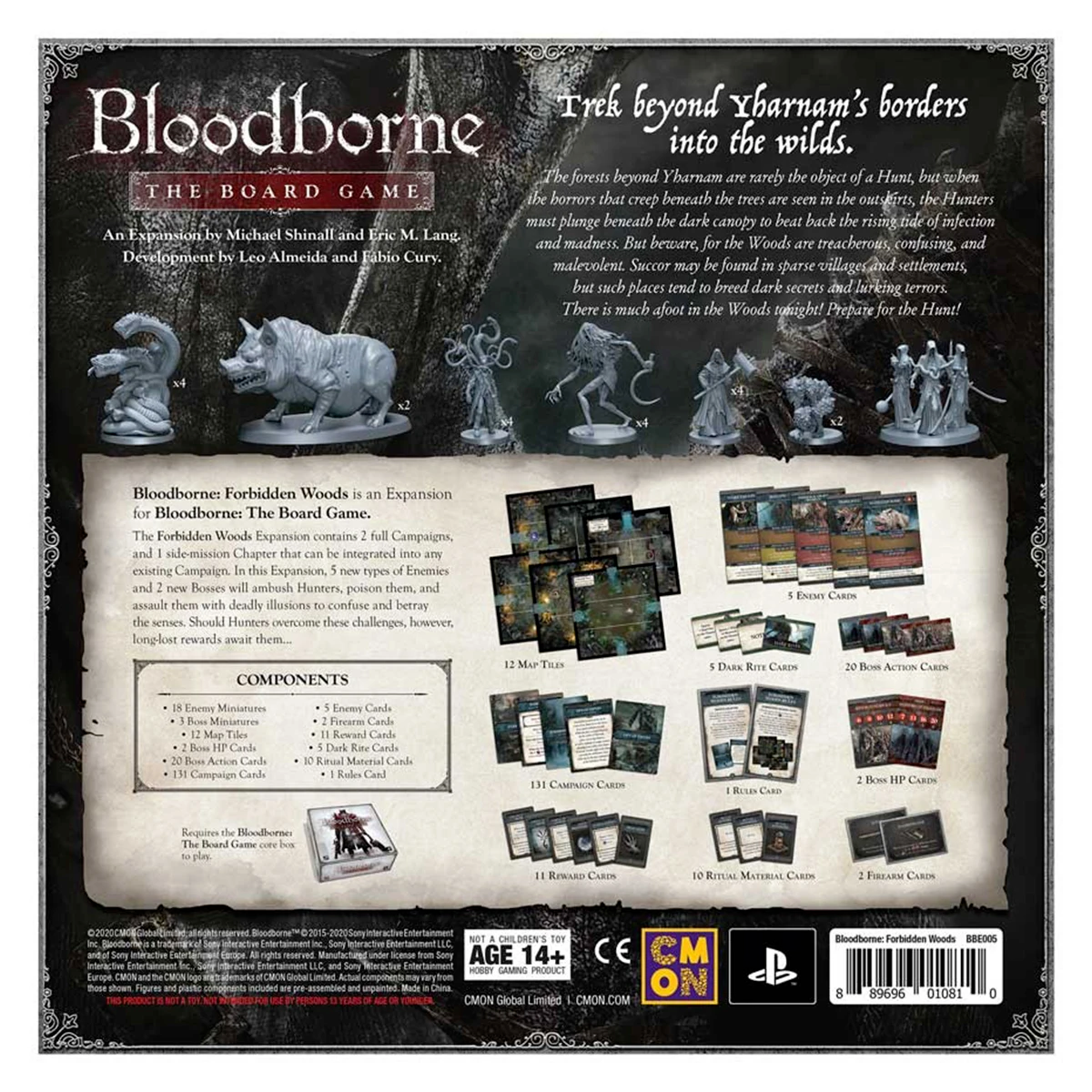 Bloodborne Forbidden Woods Expansion - Board Game NEW+SEALED