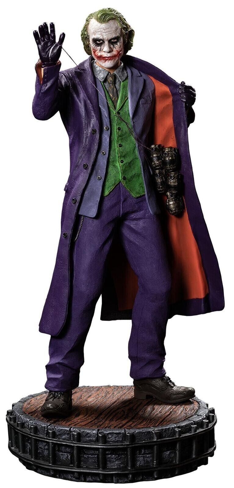 Batman: The Dark Knight - Heath Ledger Joker Statue - Ikon Collectables 250 P