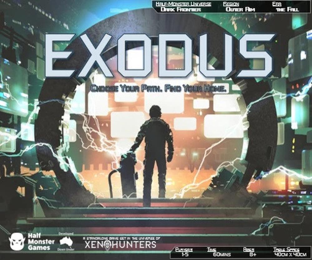Exodus - Choose Your Path. Find Your Home Board Game - Half Monster Games NEW