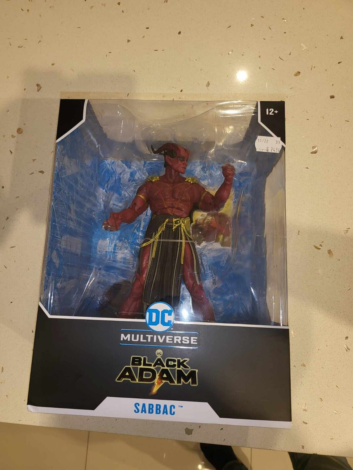 DC Multiverse Black Adam Sabbac Toys. 10" New Sealed
