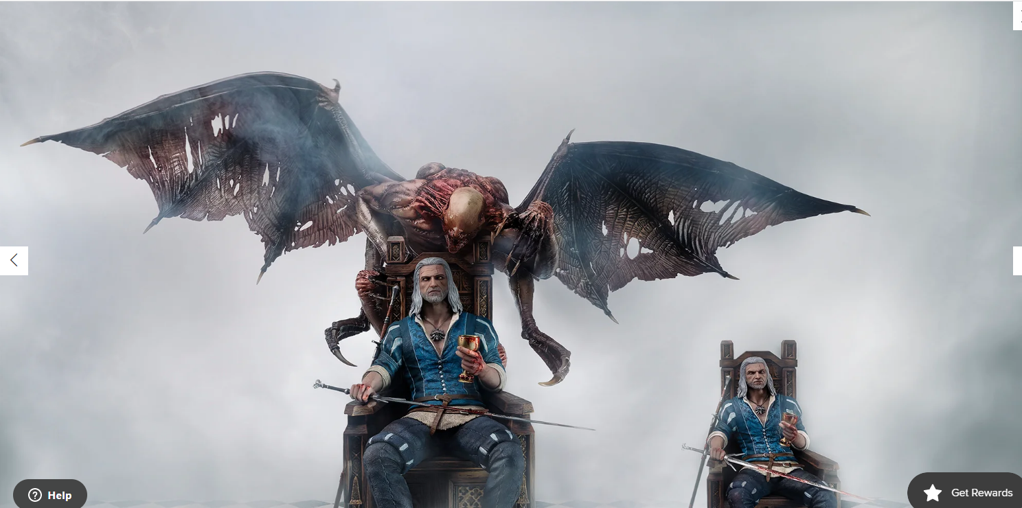 The Witcher 3: Wild Hunt - Geralt 1:4 Scale Statue Pre Order November 2023