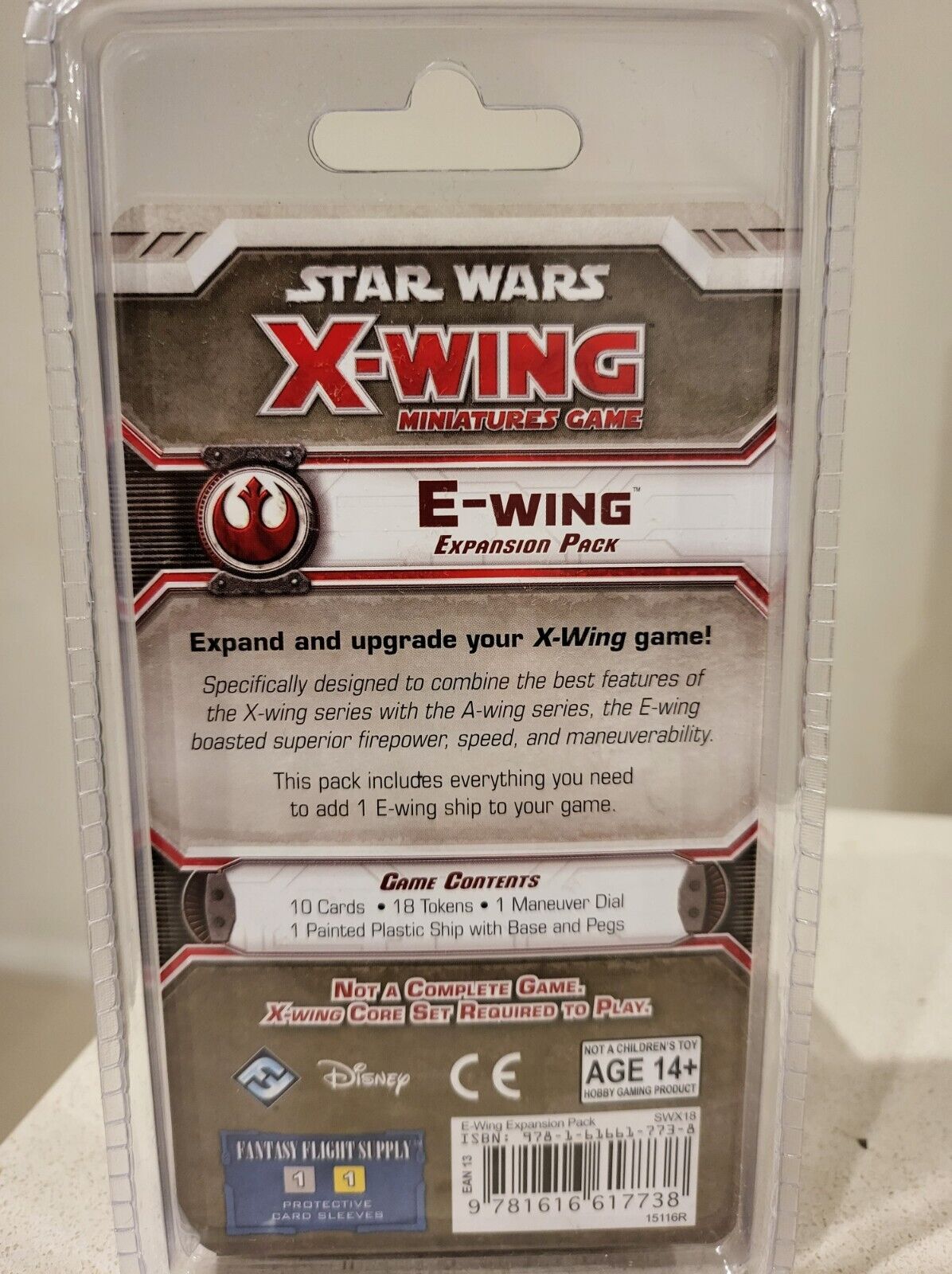 STAR WARS X-WING Miniatures Game E-WING Expansion Pack - NEW
