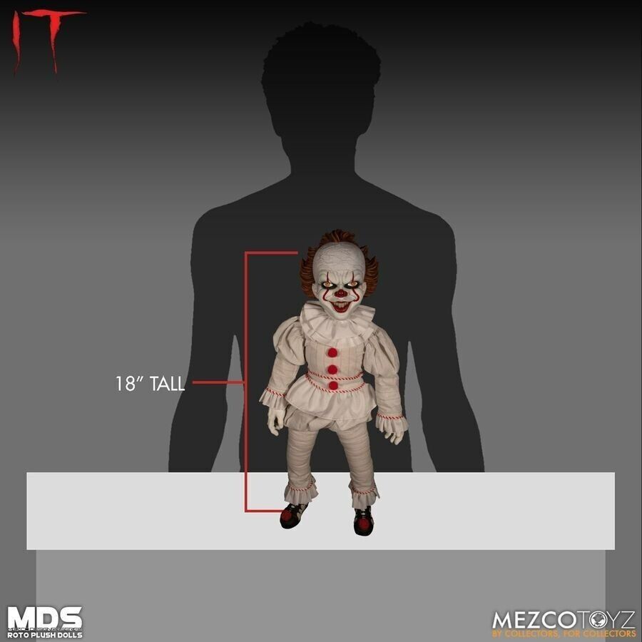 It (2017) - Pennywise 45cm(18") MDS Roto Plush Doll - NEW