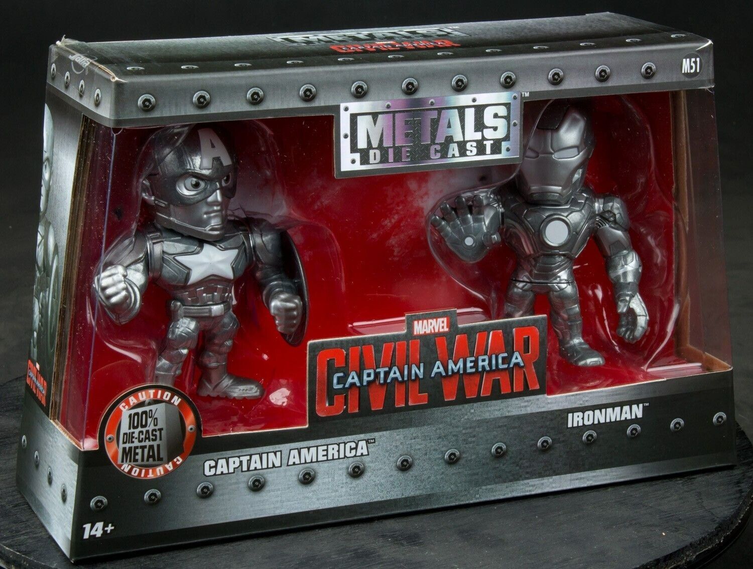 Captain America 3: Civil War  Iron Man & Captain America US Exclusive 4" Bare...