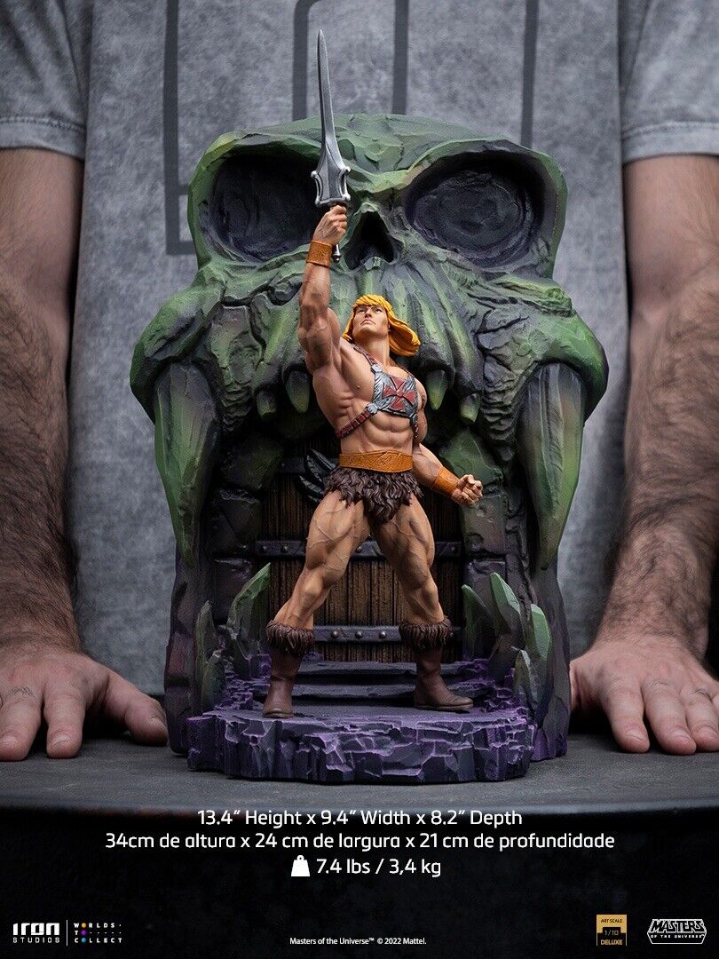 Pre-Order -Statue He-Man (Deluxe)-Masters of the Universe - Art Scale 1/10 -Now!
