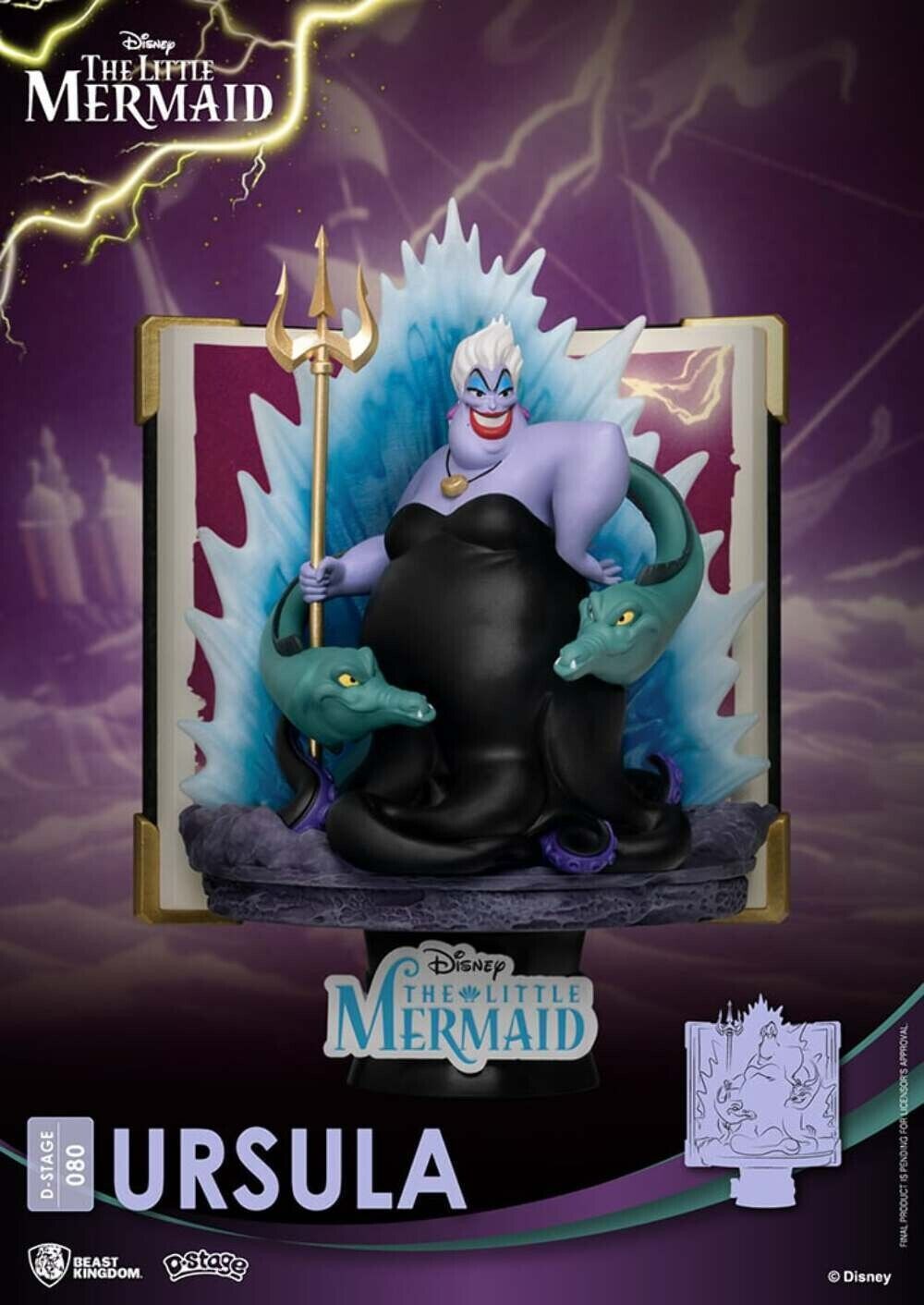 Beast Kingdoms D-Stage Story Book Series The Little Mermaid Ursula 6" Statue NEW