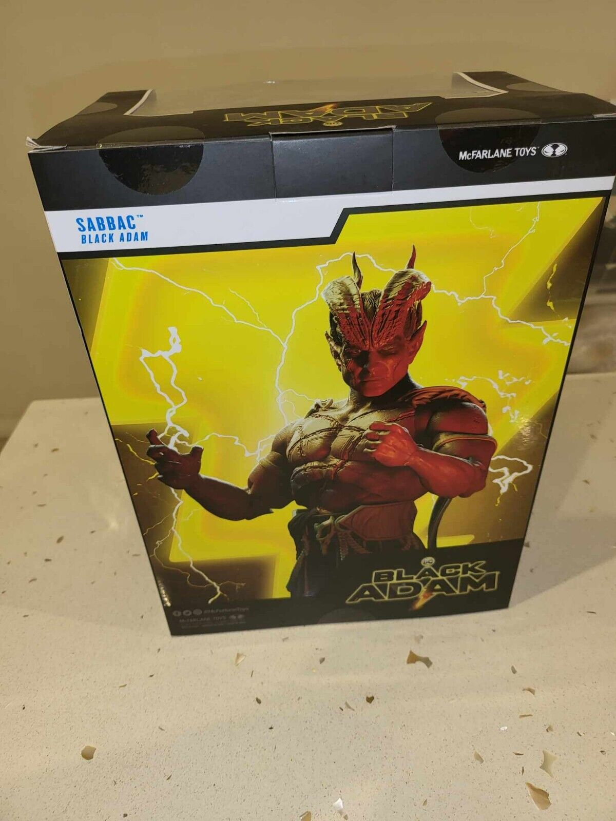 DC Multiverse Black Adam Sabbac Toys. 10" New Sealed