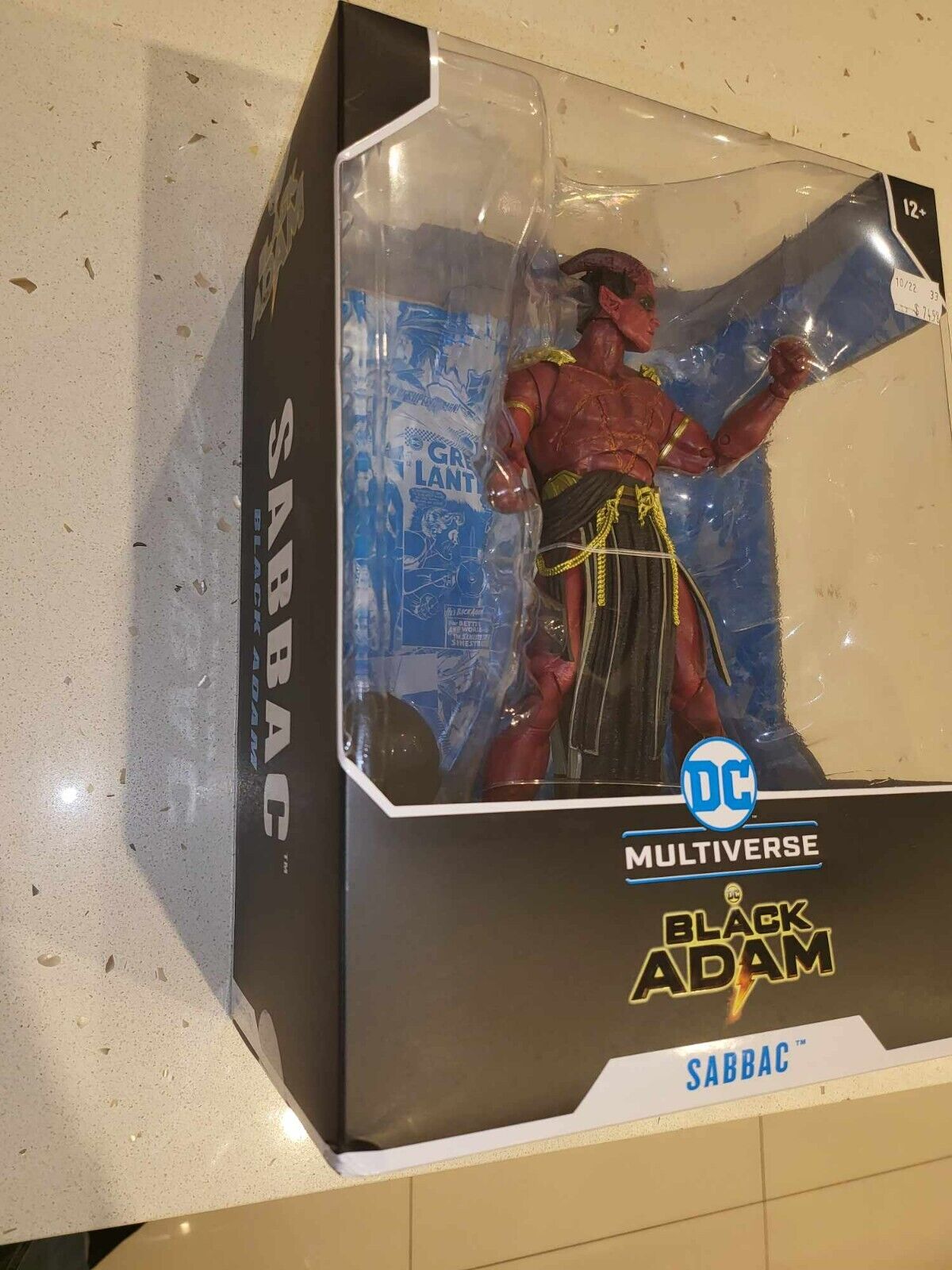 DC Multiverse Black Adam Sabbac Toys. 10" New Sealed