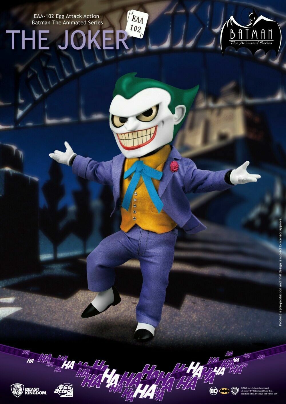 Batman the Animated Series: The Joker Egg Attack Action Figure - Beast Kingdom