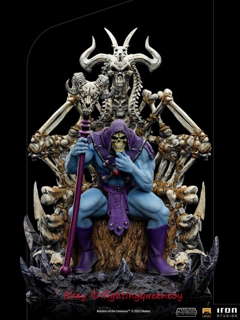 Skeletor on Throne Deluxe – Masters of the Universe IRON STUDIOS 1/10
