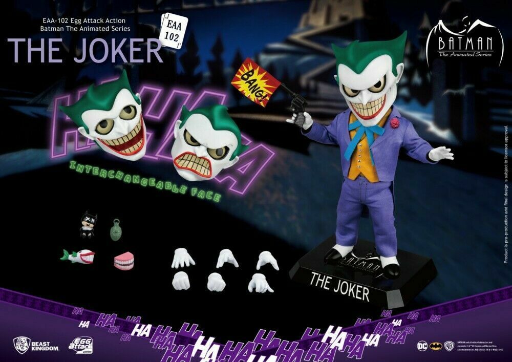 Batman the Animated Series: The Joker Egg Attack Action Figure - Beast Kingdom