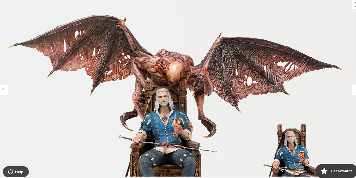 The Witcher 3: Wild Hunt - Geralt 1:4 Scale Statue Pre Order November 2023