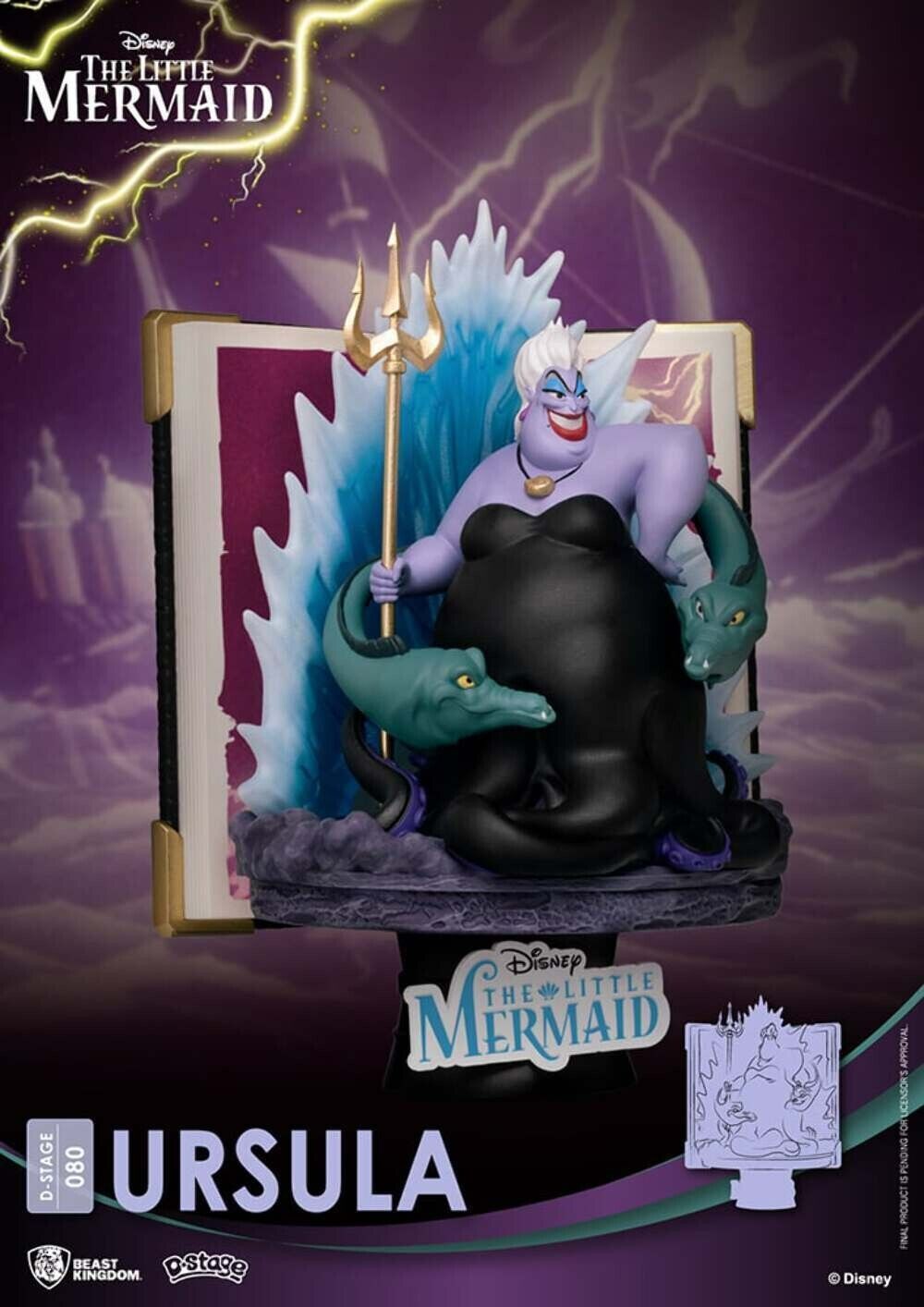 Beast Kingdoms D-Stage Story Book Series The Little Mermaid Ursula 6" Statue NEW