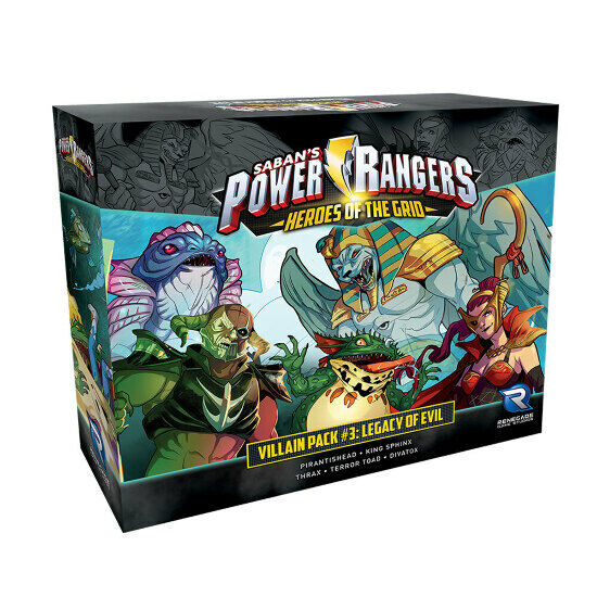 Power Rangers Heroes of the Grid Villain Pack #3 Legacy of Evil Expansion Board