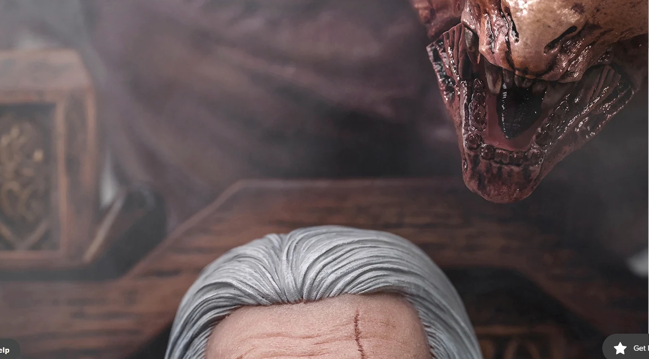 The Witcher 3: Wild Hunt - Geralt 1:4 Scale Statue Pre Order November 2023