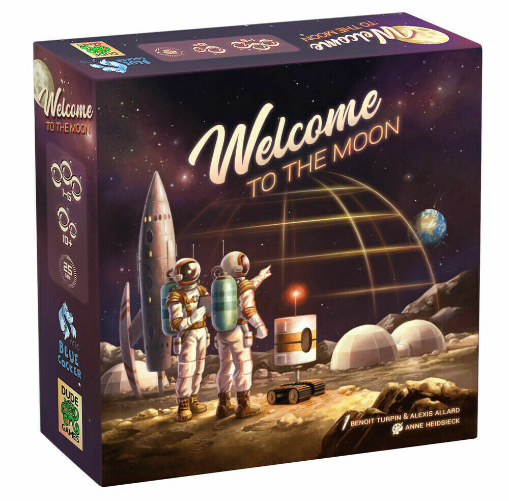 Blue Cocker Games Welcome to The Moon Campaign Mode Strategy Board Game