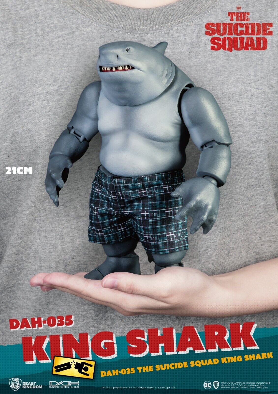Beast Kingdom Dynamic Action Heroes The Suicide Squad King Shark - Out Now!