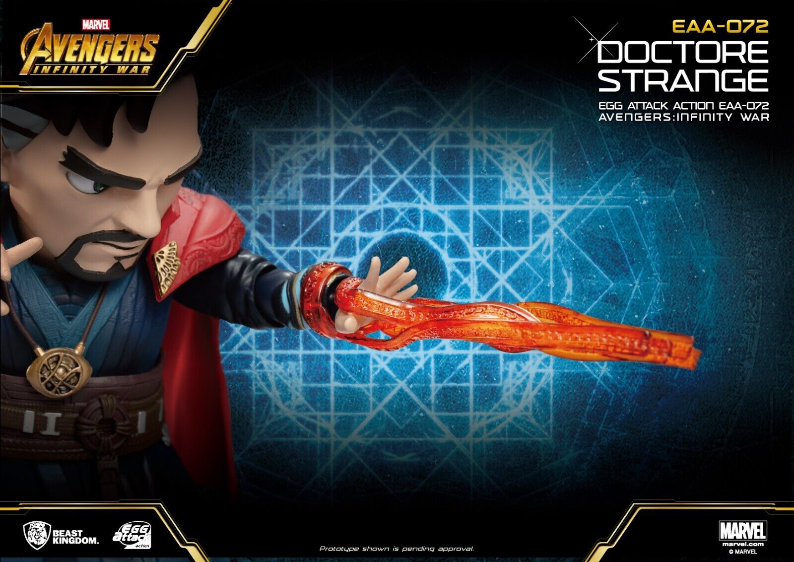Beast Kingdom Egg Attack Action Avengers Infinity War Doctor Stran - NEW