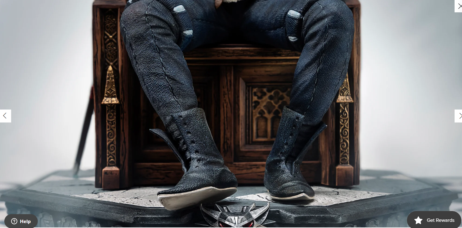 The Witcher 3: Wild Hunt - Geralt 1:4 Scale Statue Pre Order November 2023