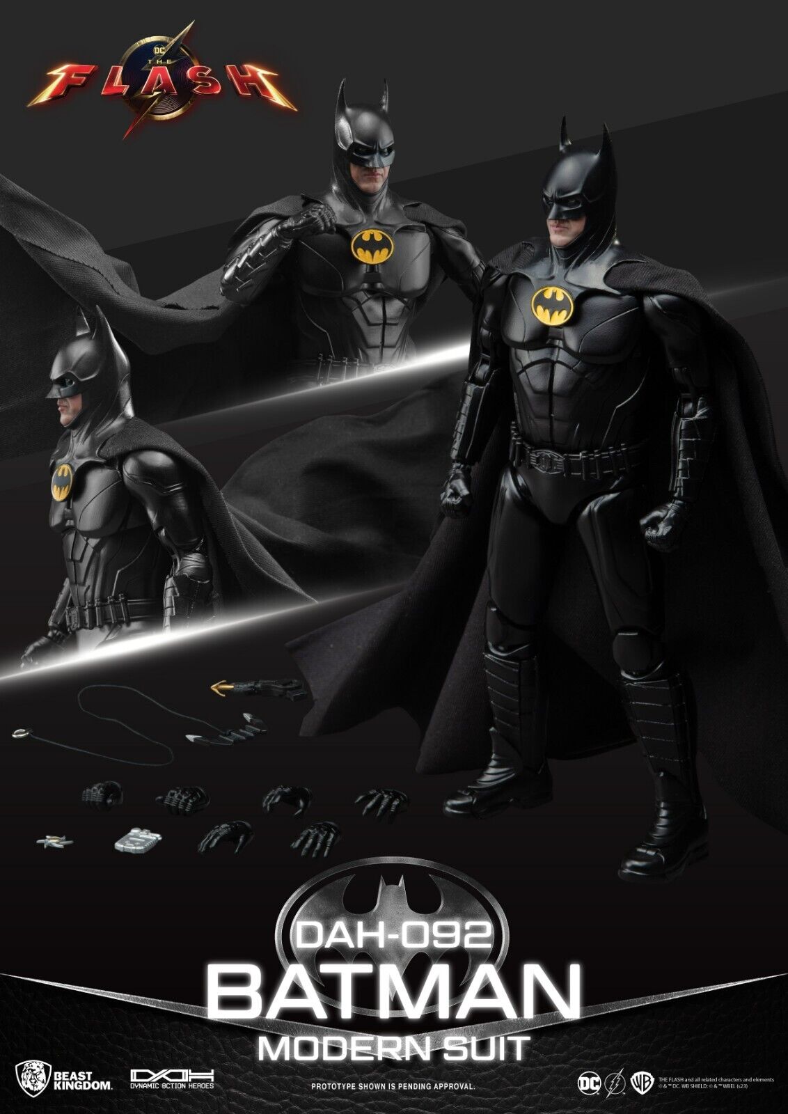FLASH MOVIE DAH-092 DYNAMIC 8-CTION BATMAN MODERN SUIT AF