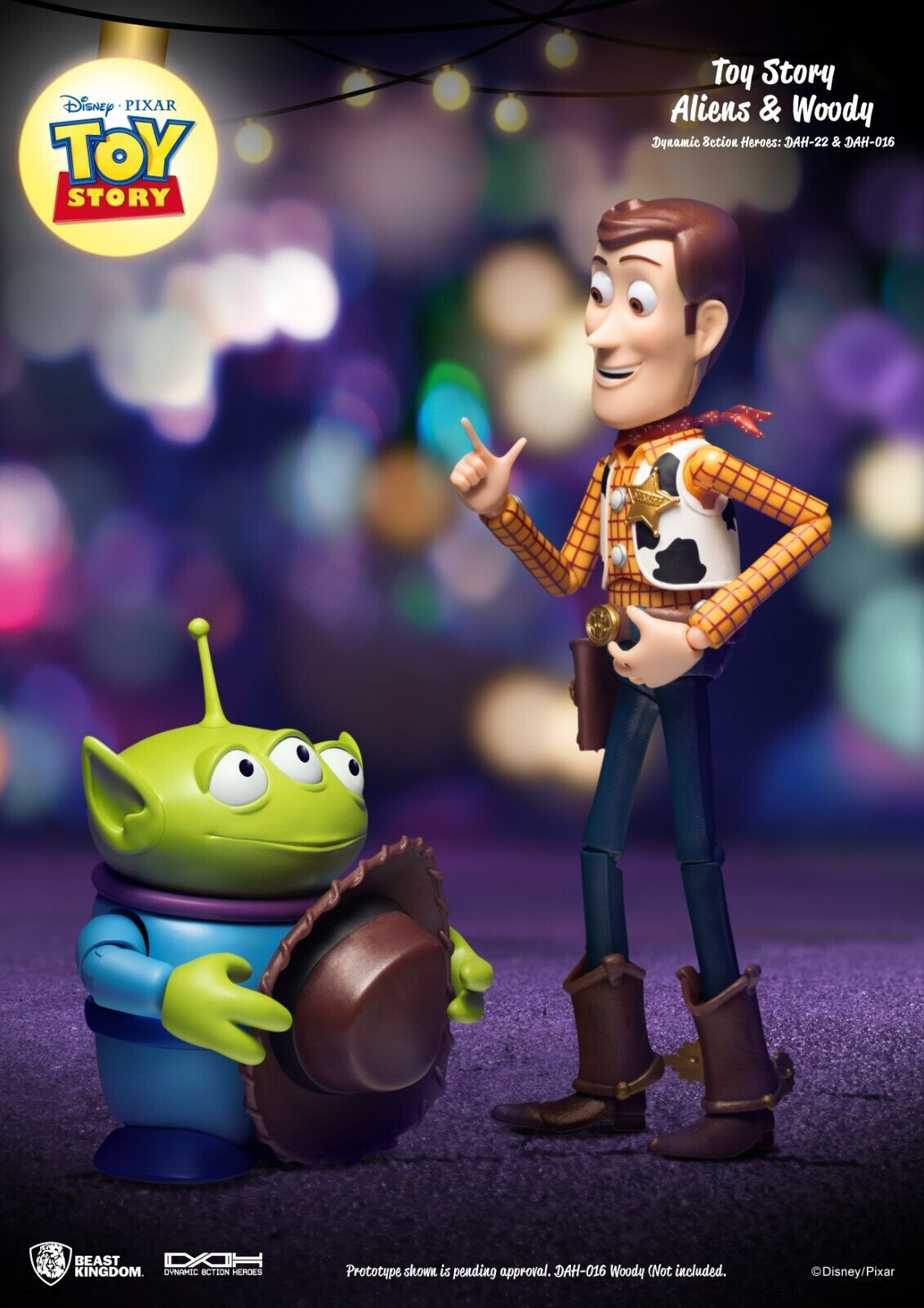 Beast Kingdom Dynamic Action Heroes Toy Story Aliens Triple Pack - NEW