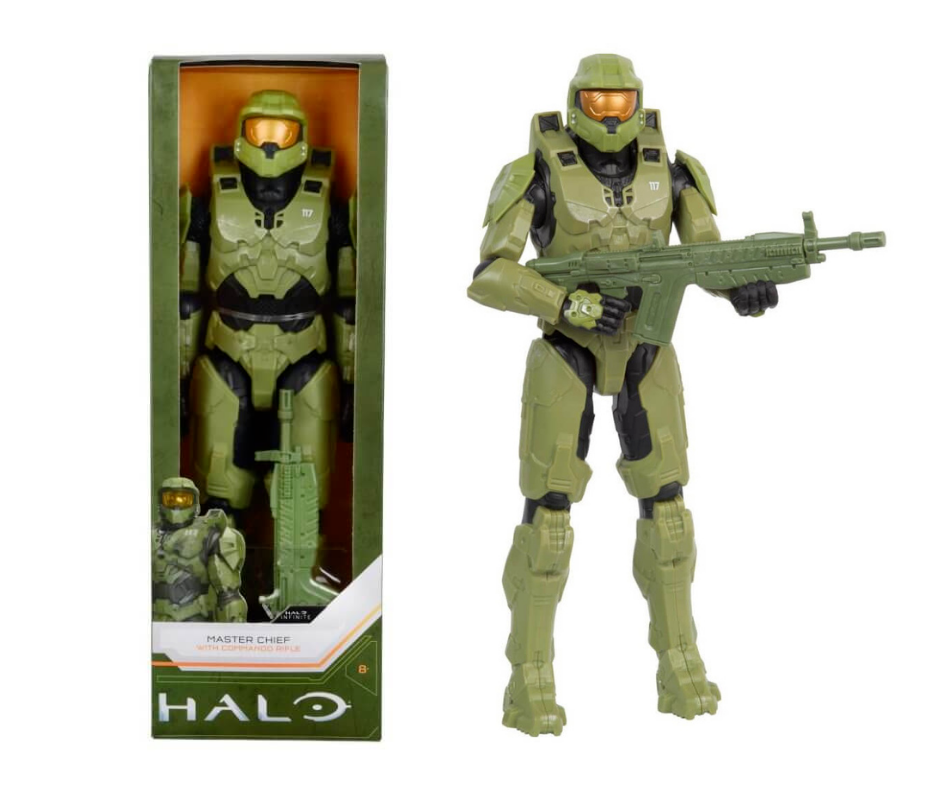 HALO Infinite World of Halo Master Chief w/ Commando Rifle Action Figure 12" NEW