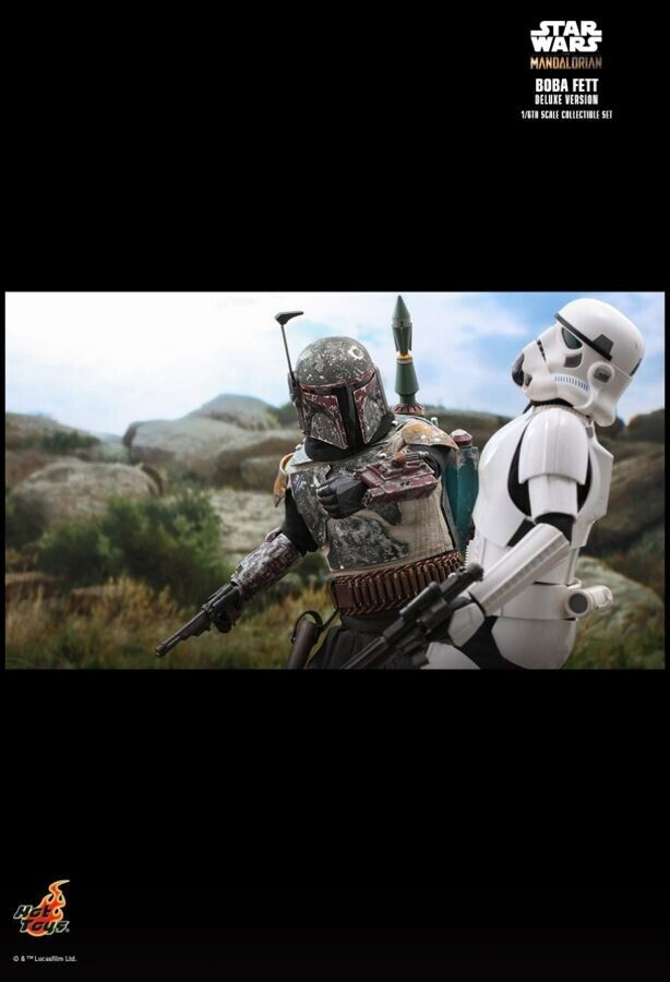 Star Wars: The Mandalorian - Boba Fett Deluxe 1 To 6 Scale 12Inch Action Figure