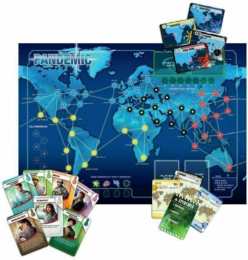 PANDEMIC Board Card Party Game NEW+SEALED