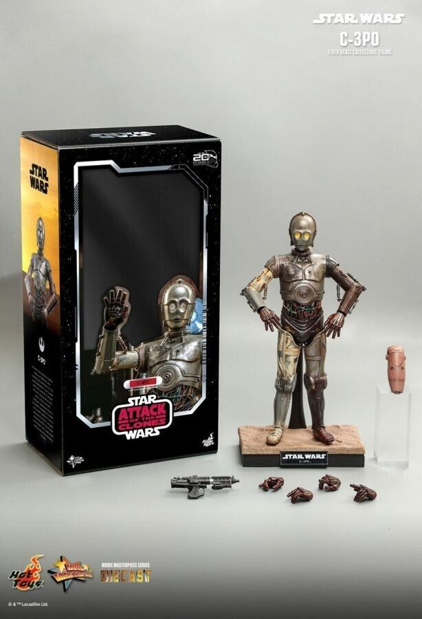 Star Wars -C-3PO Attack of the Clones 1:6 Scale 12" Diecast Act-Figure Pre-Order