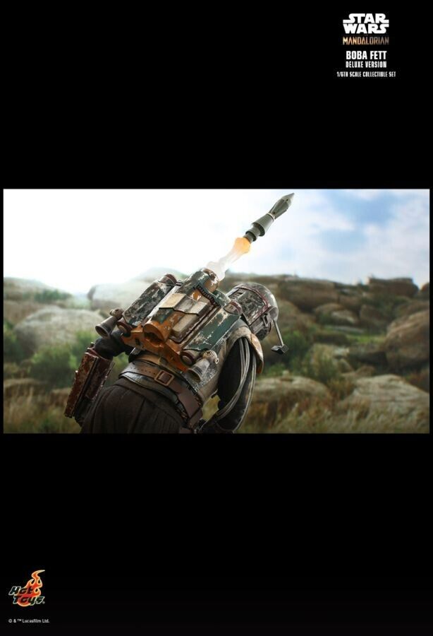 Star Wars: The Mandalorian - Boba Fett Deluxe 1 To 6 Scale 12Inch Action Figure