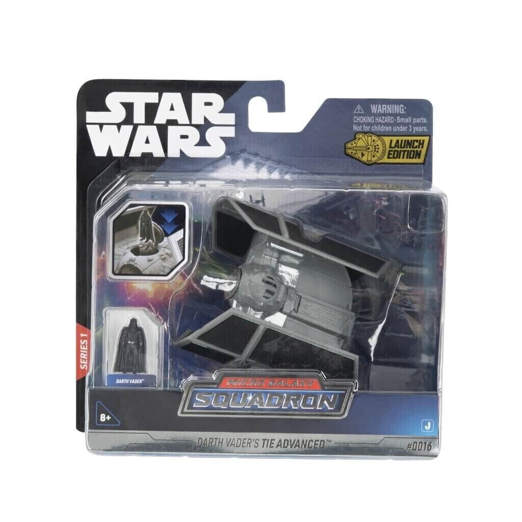 STAR WARS Micro Galaxy Squadron 5" Darth Vader’S TIE Advanced Starfighter