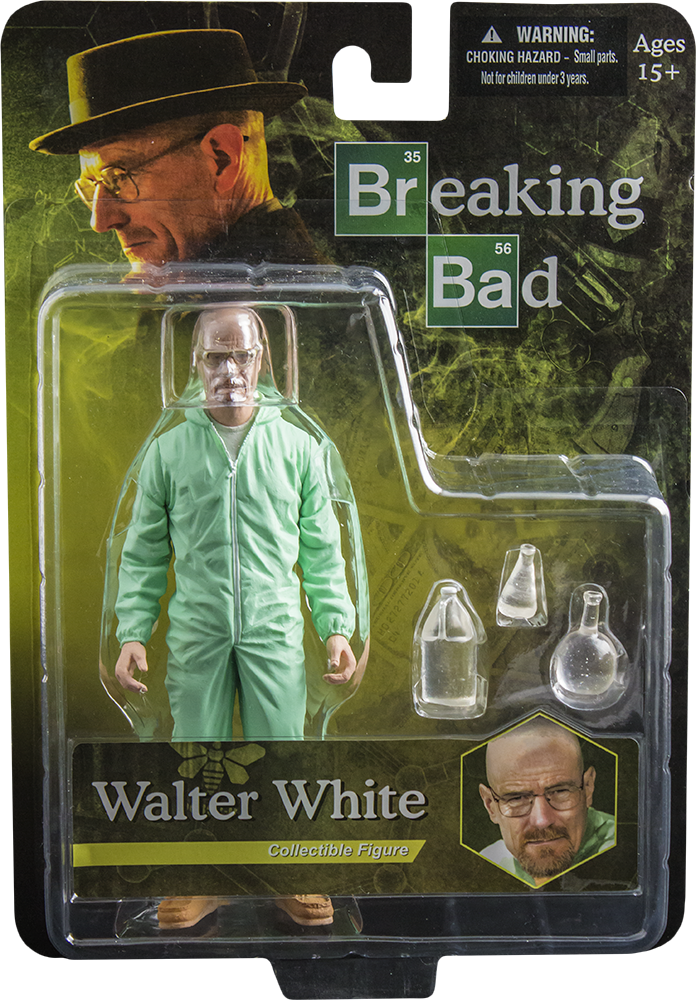 Breaking Bad - Walter White in Hazmat Suit  Blue 6" Action Figure - NEW SEALED