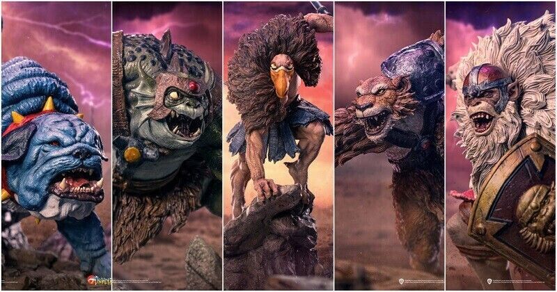 Iron Studios Thundercats Complete 6 piece Villains Diorama set Art Scale 1/10